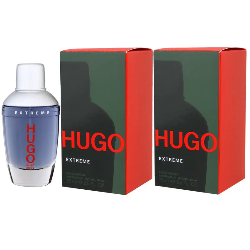 Hugo Boss Hugo Extreme 2 x 75 ml Eau de Parfum EDP Set Herrenparfum Preisknaller