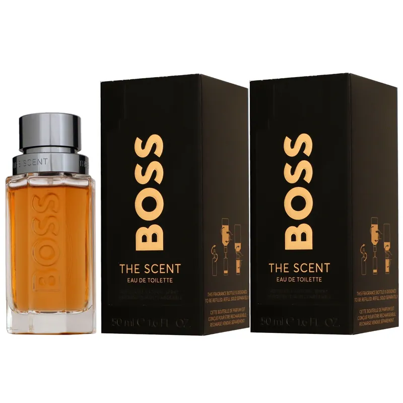 Hugo Boss The Scent 2 x 50 ml Eau de Toilette EDT Herrenduft Set Günstig