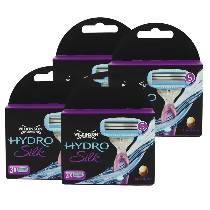 Knallerangebot Wilkinson Sword Hydro Silk 4 x 3 Rasierklingen Set