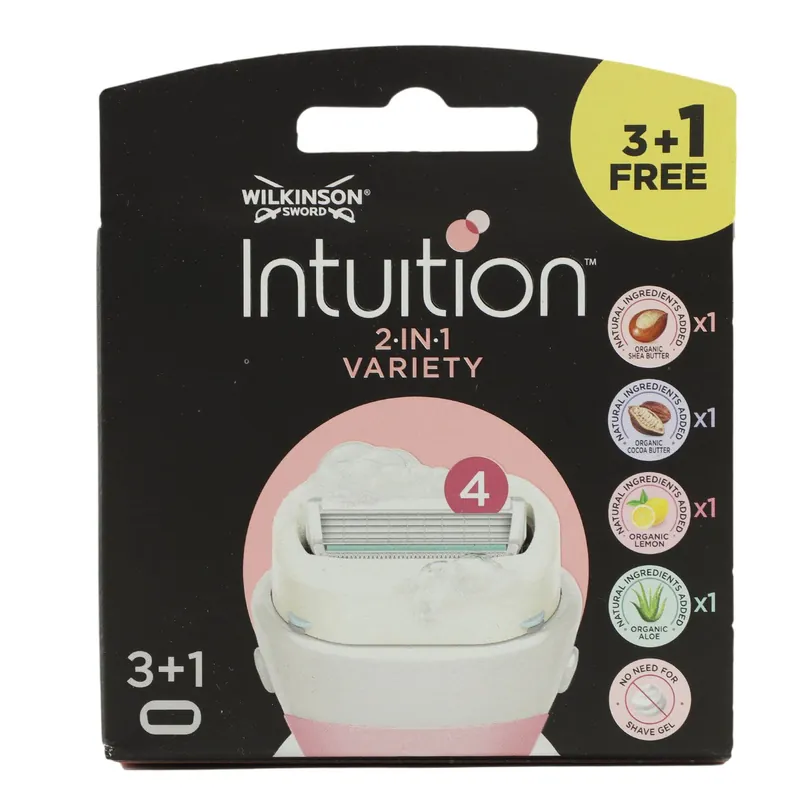Highlight Wilkinson Sword Intuition 3 + 1 Summer Variety 4 Rasierklingen Damen Rasierer
