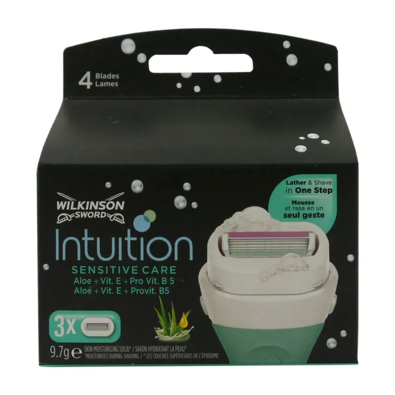 Wilkinson Sword Intuition Sensitive Care 3 Rasierklingen Aloe + ProVitamin B5 Super-Preis
