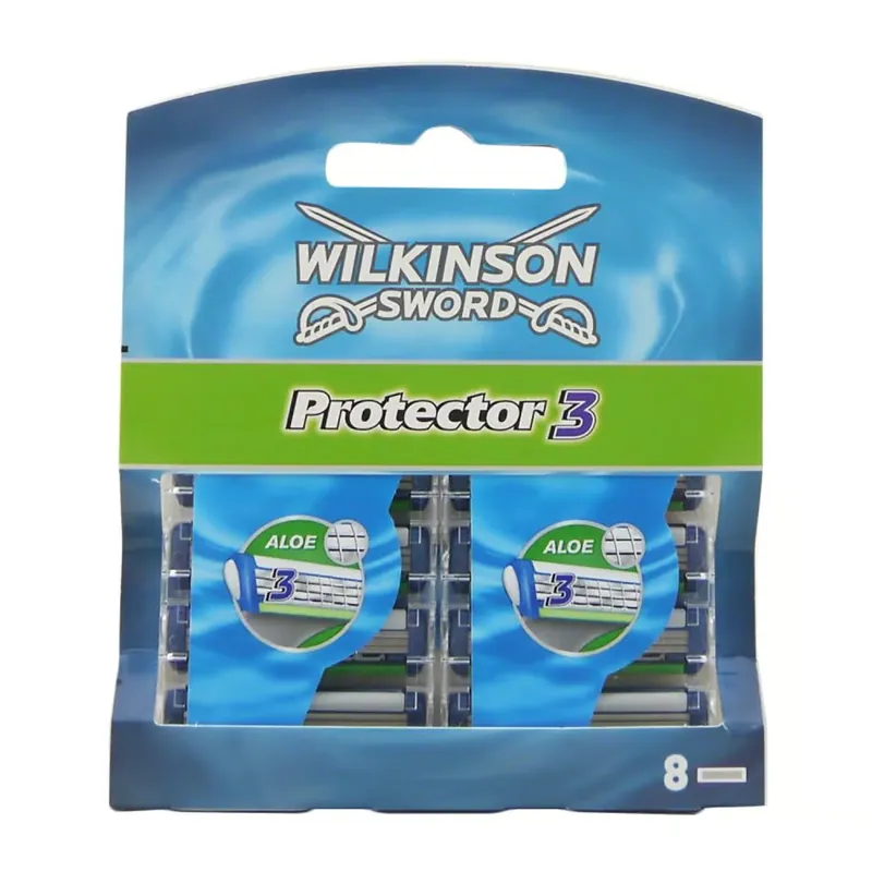 Preisreduziert Wilkinson Sword Protector 3 Klingen 8 Stück Rasierklingen Ersatzklingen