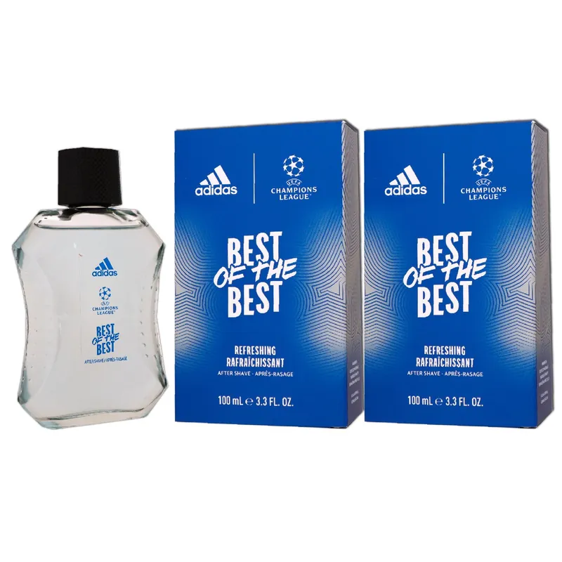 Adidas UEFA Champions League Goal 2 x 100 ml After Shave Aftershave Set Nur Für Kurze Zeit