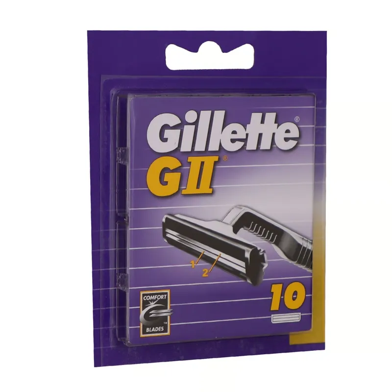 Gillette GII Rasierklingen 10 Stück Klingen Knallerangebot