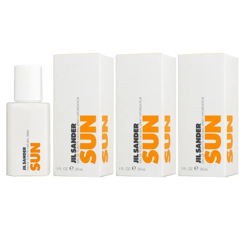 Direkt Vom Hersteller Jil Sander Sun 3 x 30 ml Eau de Toilette EDT Set Damenparfum