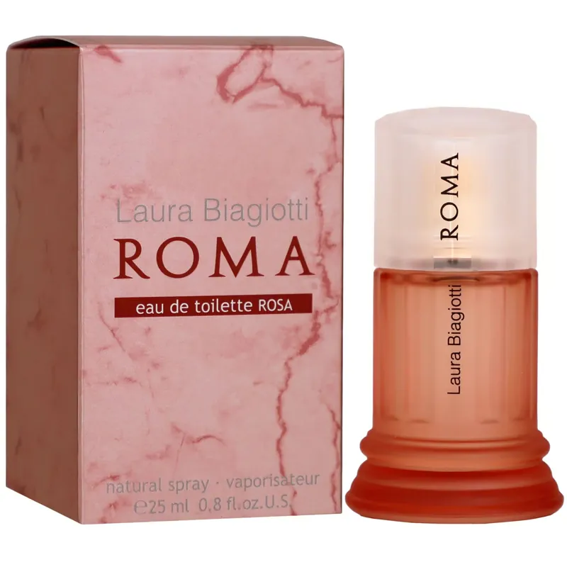 Laura Biagiotti Roma Rosa 25 ml Eau de Toilette EDT Damenduft Sonderangebot