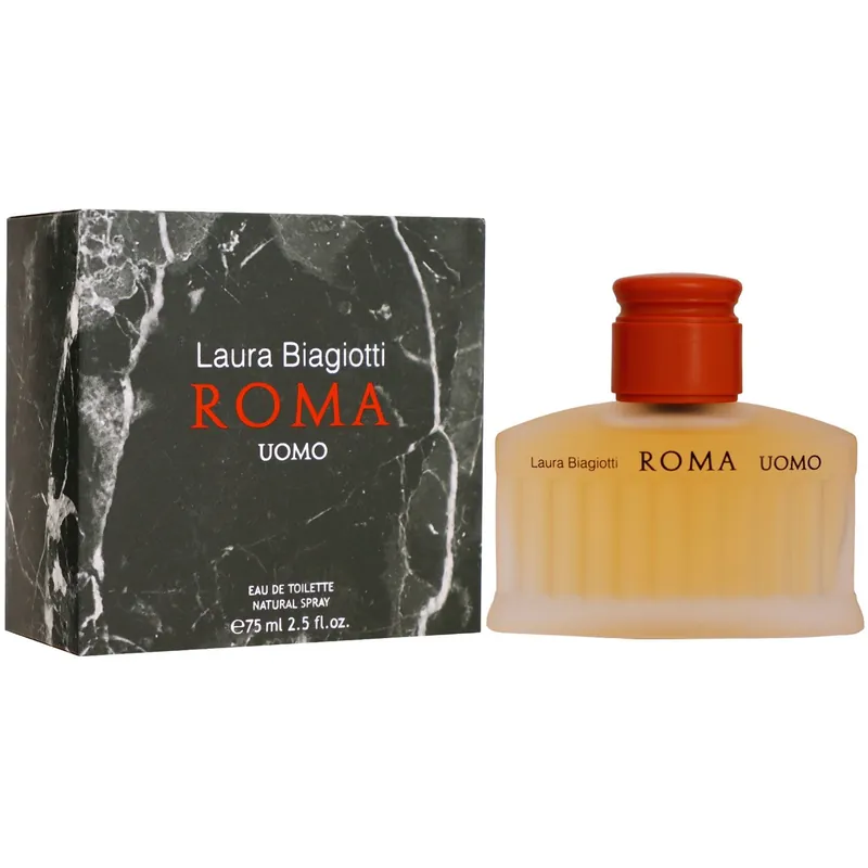 Laura Biagiotti Roma Uomo 75 ml Eau de Toilette EDT Herrenduft Abverkauf