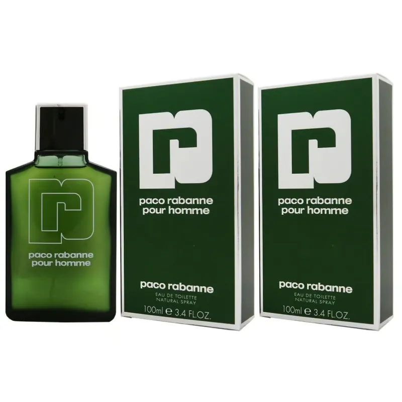Jetzt Bestellen Paco Rabanne Pour Homme 2 x 100 ml Eau de Toilette EDT Herrenduft