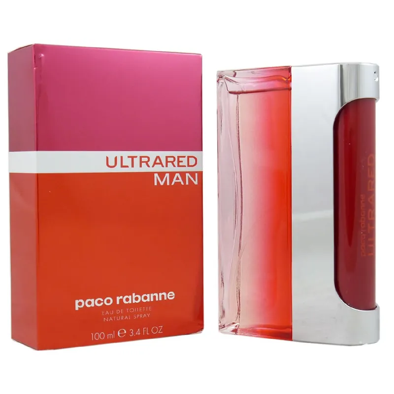 Letzte Chance Paco Rabanne Ultrared Man 100 ml Eau de Toilette EDT Herren Duft