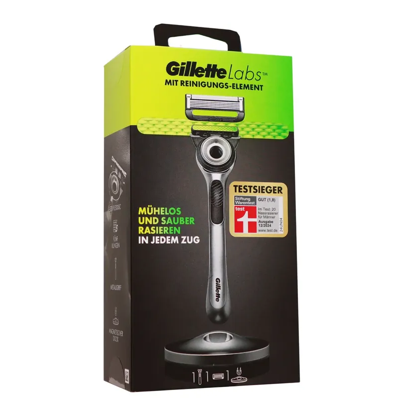 Garantierte Lieferung Gillette Labs Rasierer mit magnetischem Doc für Männer