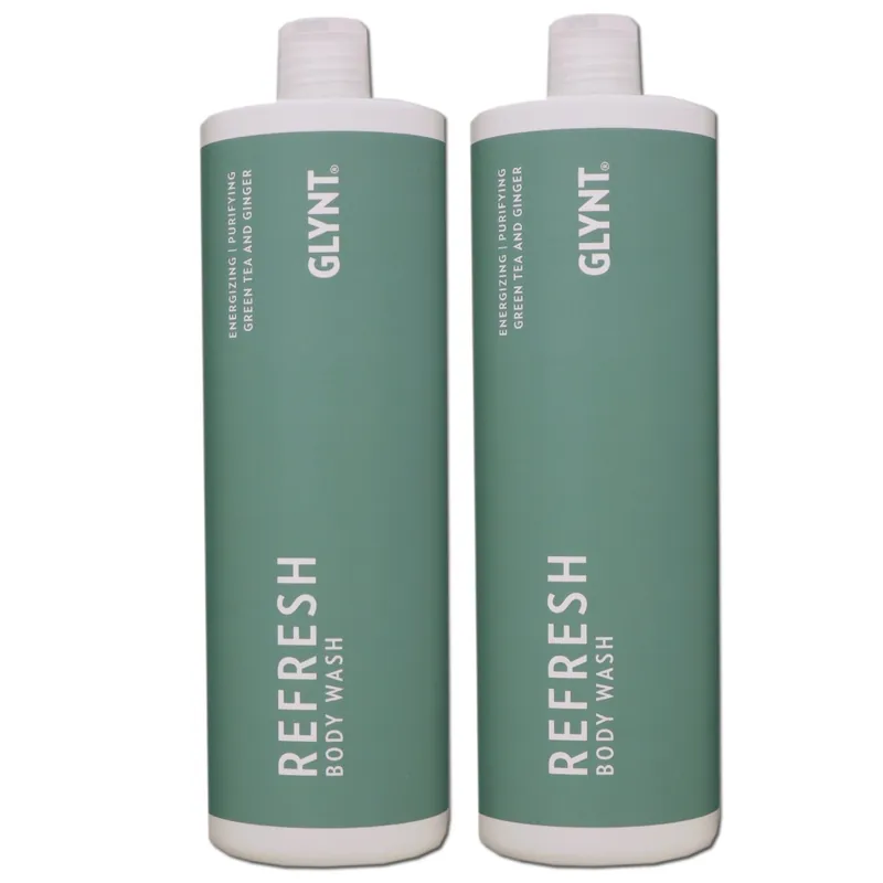 Preisknaller Glynt Refresh Body Wash 2 x 1000 ml Mildes Duschgel Set