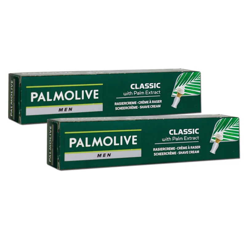 Saisonangebot Palmolive Men Classic 2 x 100 ml Rasiercreme mit Palmenextrakt Set