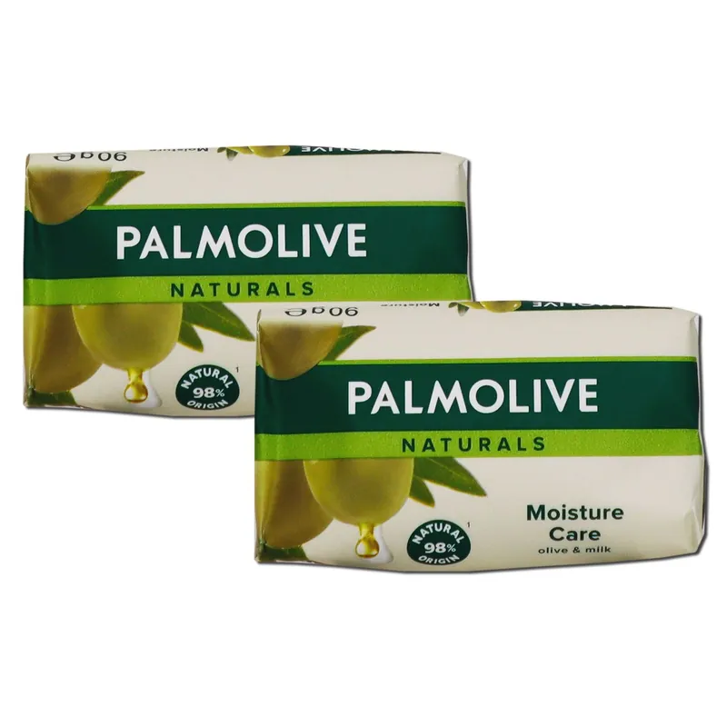 Palmolive Naturals 2 x 90 g Seife Stückseife Olive Set Neu