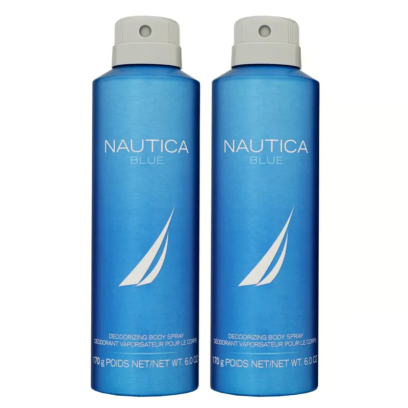Nautica Blue 2 x 170 g Deodorant Spray Deospray Deodorant Deo Spray Deo Set Herren Günstig
