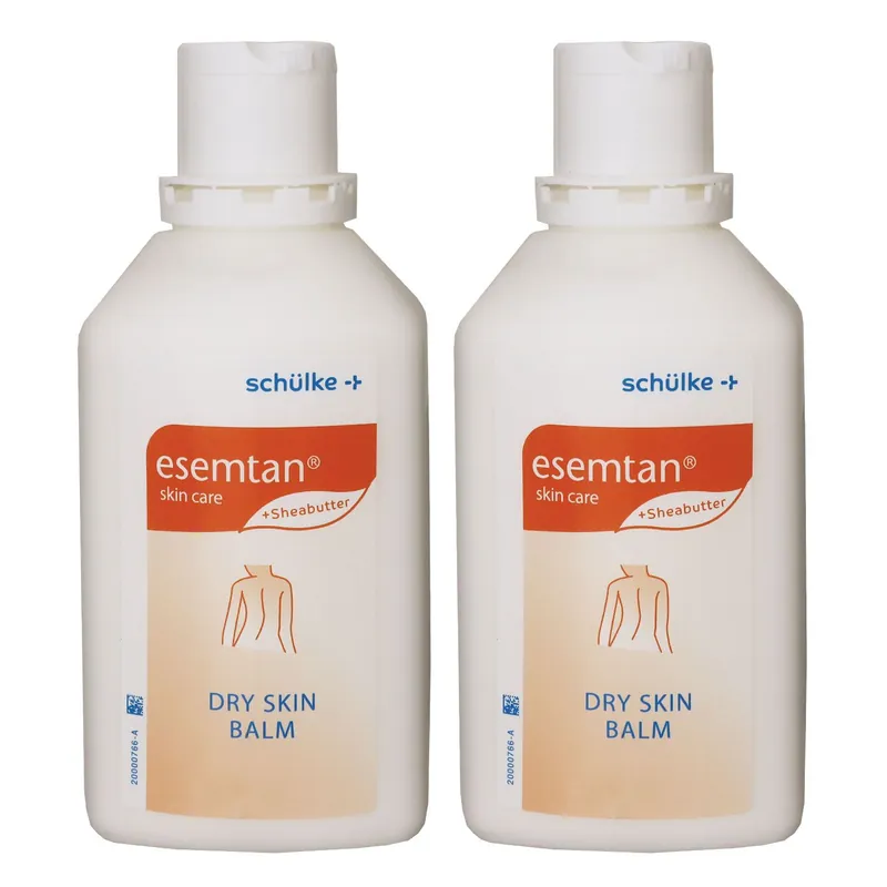 Top-Angebot Schülke esemtan dry skin balm 2 x 500 ml Körperpflege Balsam farbstofffreier Set