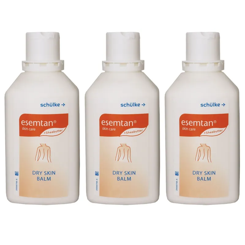 Schülke esemtan dry skin balm 3 x 500 ml Körperpflege Balsam farbstofffreier Set Sale