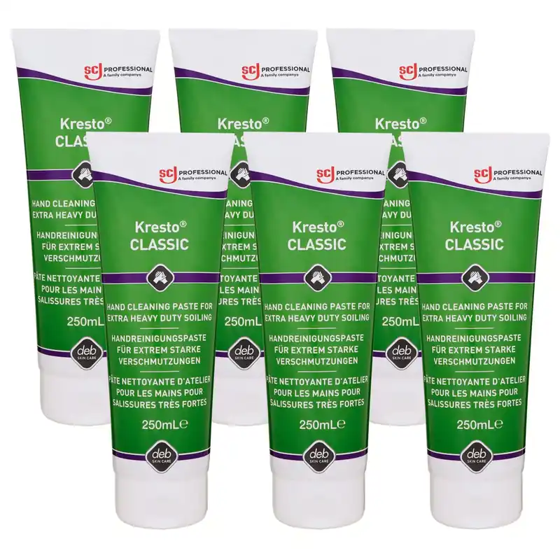 SC Johnson Kresto Classic 6 x 250 ml Tube unparfümierte Handwaschpaste Set Versand Am Gleichen Tag