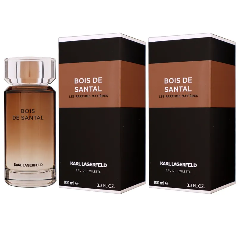 Karl Lagerfeld Bois de Santal 2 x 100 ml Eau de Toilette EDT Set Herrenduft Herren Duft Bestseller