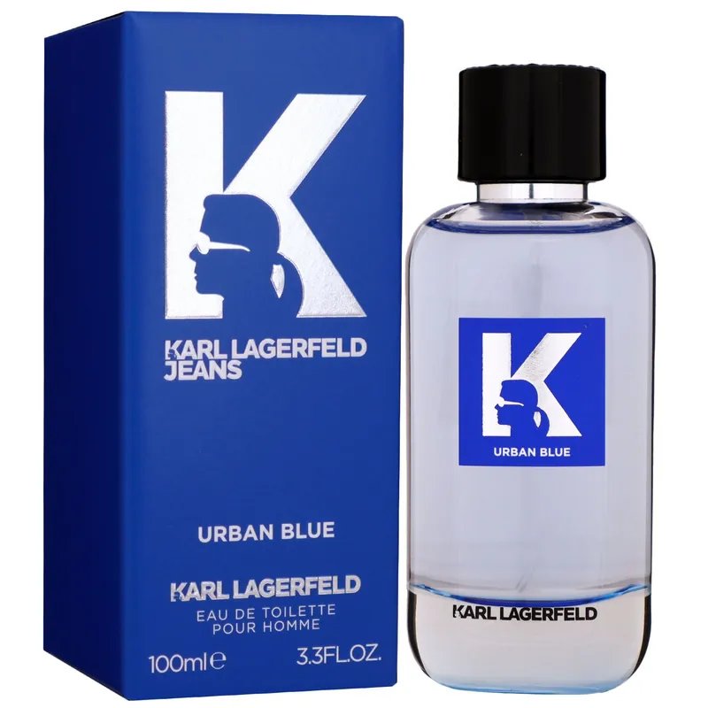 Karl Lagerfeld Jeans Urban Blue 100 ml Eau de Toilette EDT Herrenduft Sonderangebot