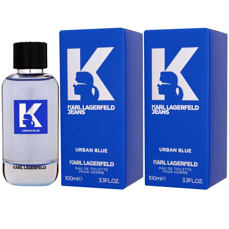 Karl Lagerfeld Jeans Urban Blue 2 x 100 ml Eau de Toilette EDT Set Herrenduft Online Kaufen
