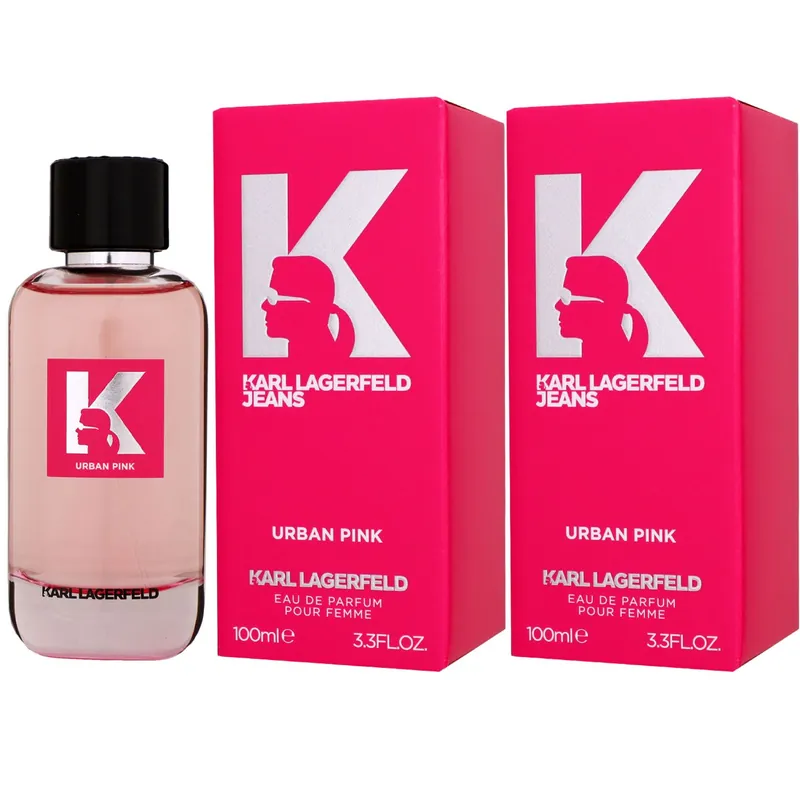 Beliebt Karl Lagerfeld Jeans Urban Pink 2 x 100 ml Eau de Parfum EDP Set Damenparfum