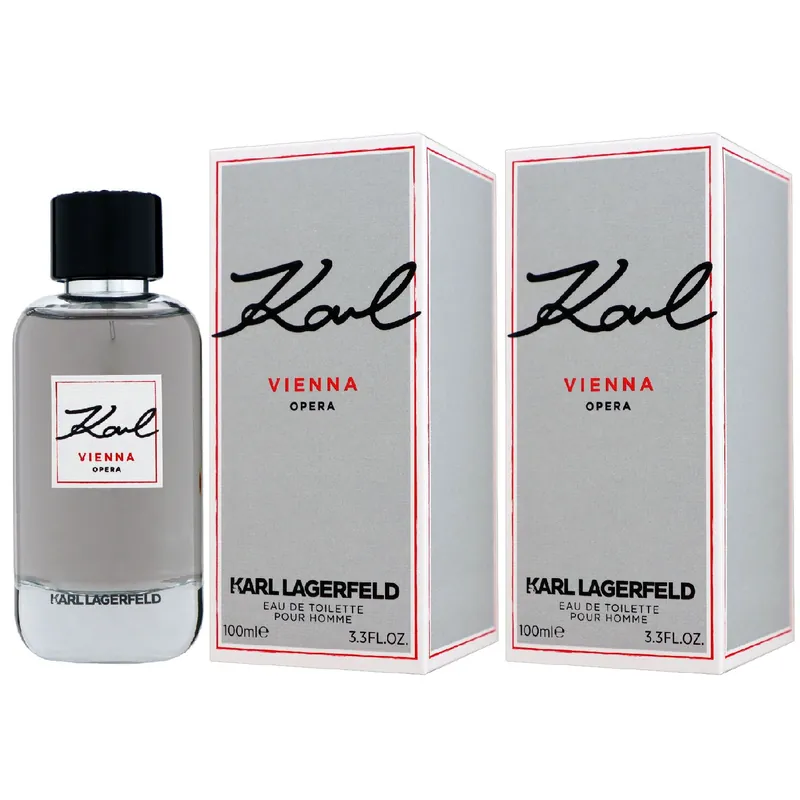Schneller Versand Karl Lagerfeld Karl Vienna Opera 2 x 100 ml Eau de Toilette EDT Set