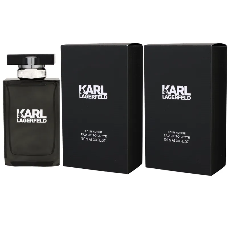 Karl Lagerfeld pour Homme 2 x 100 ml Eau de Toilette EDT Set Herrenduft Herren Duft Geprüft