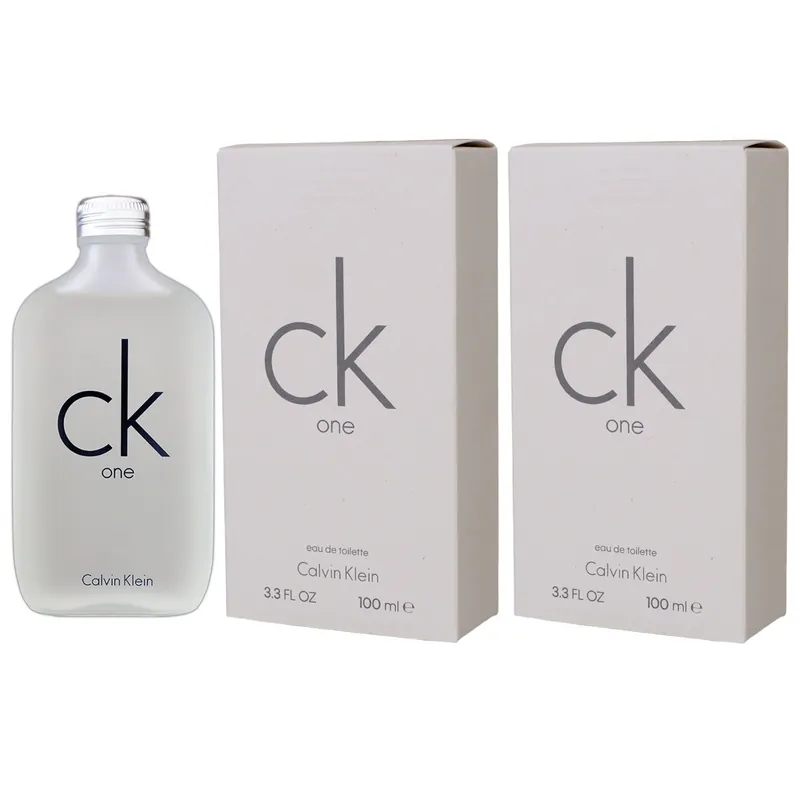 Schneller Versand Calvin Klein CK One 2 x 100 ml Eau de Toilette EDT Set Damenduft & Herrenduft Spray
