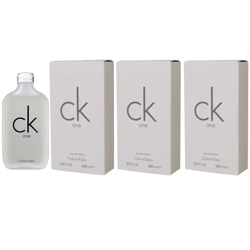 Aktuell Calvin Klein CK One 3 x 100 ml Eau de Toilette EDT Set Damenduft & Herrenduft Spray