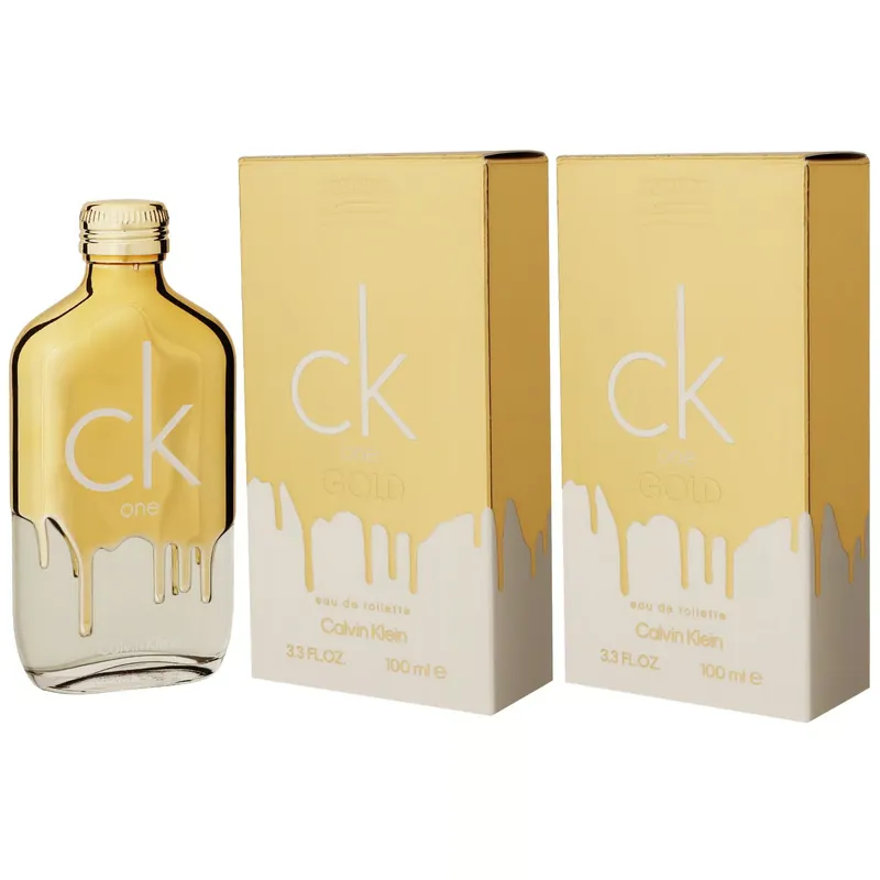 Calvin Klein CK One Gold 2 x 100 ml Eau de Toilette EDT Set Garantierte Lieferung