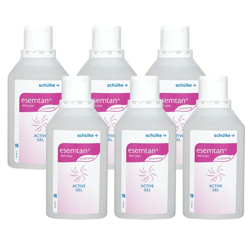 Schülke esemtan active gel 6 x 500 ml Durchblutungsanregendes Gel Vitalgel Preisreduziert