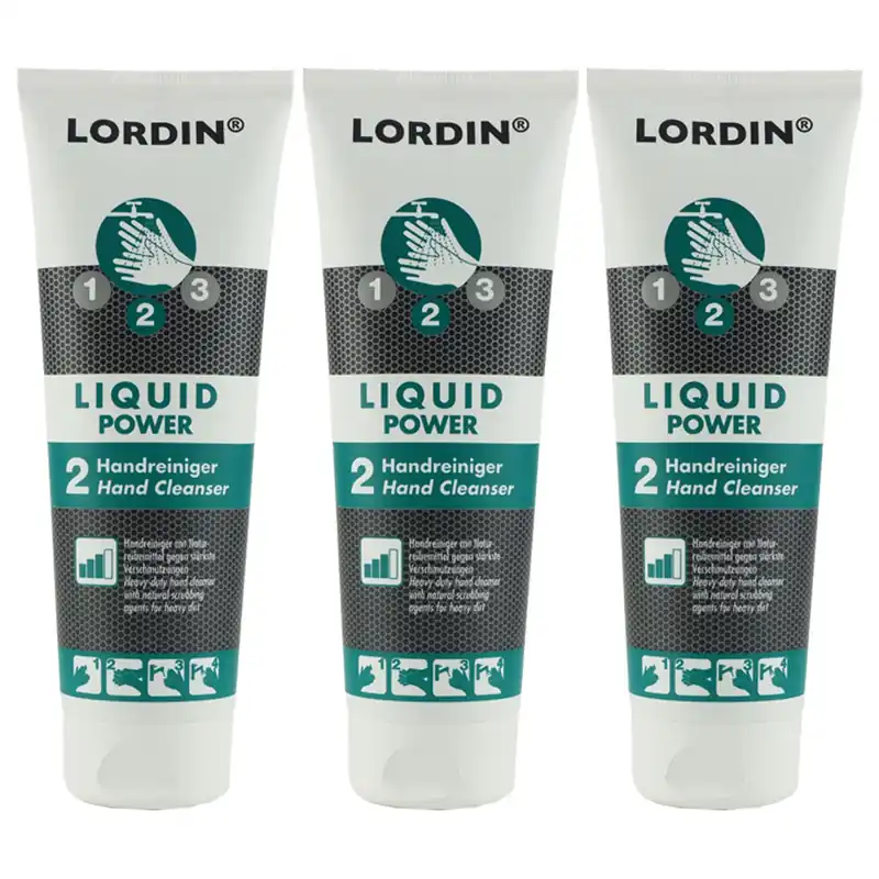 Preisreduziert Greven Lordin Liquid Power 3 x 250 ml Handreiniger für starke Verschmutzung