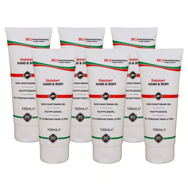 SC Johnson Stokolan Hand & Body 6 x 100 ml Feuchtigkeitslotion parfümiert Echt