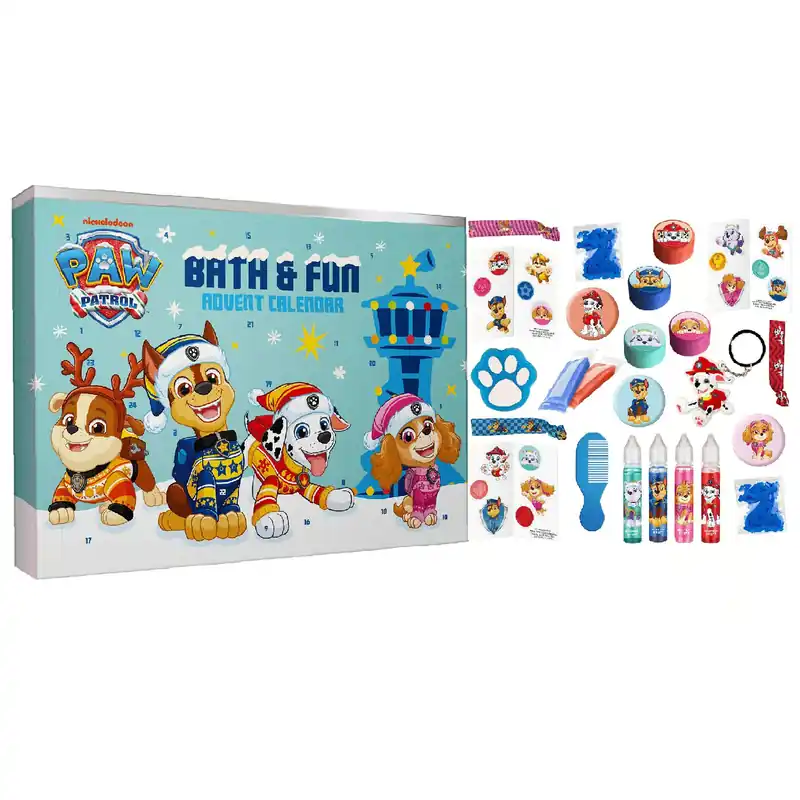 Paw Patrol Adventskalender Bath & Fun Beauty Kalender Expressversand