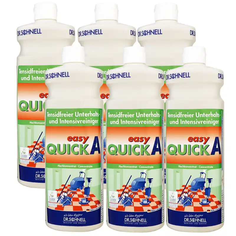 Sichere Zahlung Dr. Schnell Easy Quick A 6 x 1 Liter Intensivreiniger Konzentrat Set