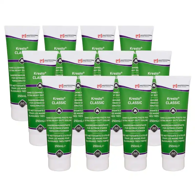 Abverkauf SC Johnson Kresto Classic 12 x 250 ml Tube unparfümierte Handwaschpaste Set