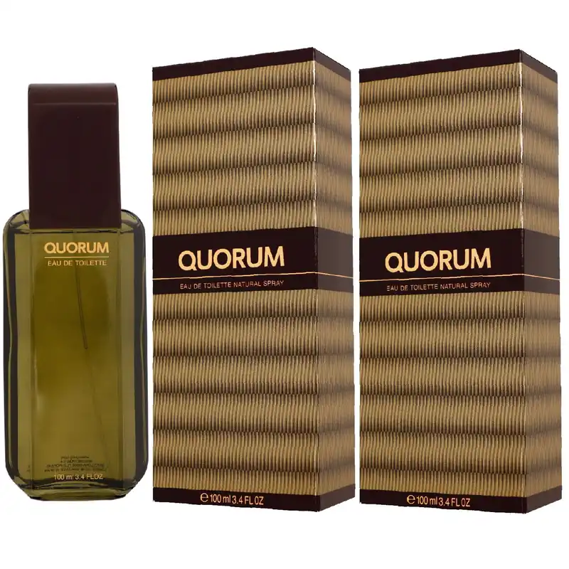 Kracherpreis Antonio Puig Quorum 2 x 100 ml Eau de Toilette EDT Set Herrenduft