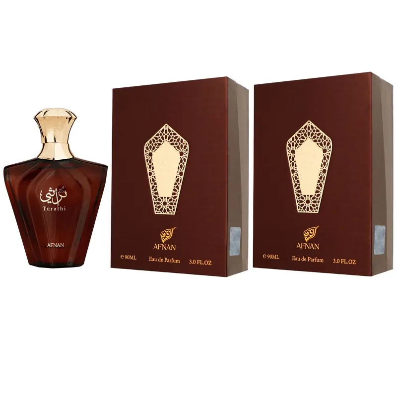 Markenprodukt Afnan Perfumes Turathi Brown 2 x 90 ml Eau de Parfum EDP Herrenparfum Set