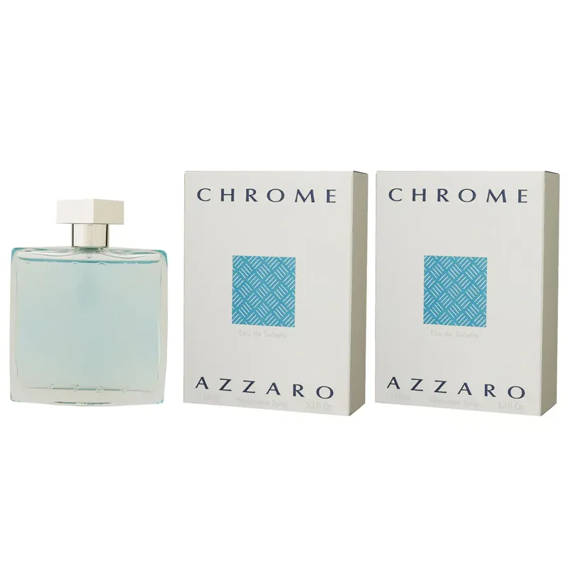 Azzaro Chrome 2 x 100 ml Eau de Toilette EDT Set Herrenduft Herren Duft Saisonangebot