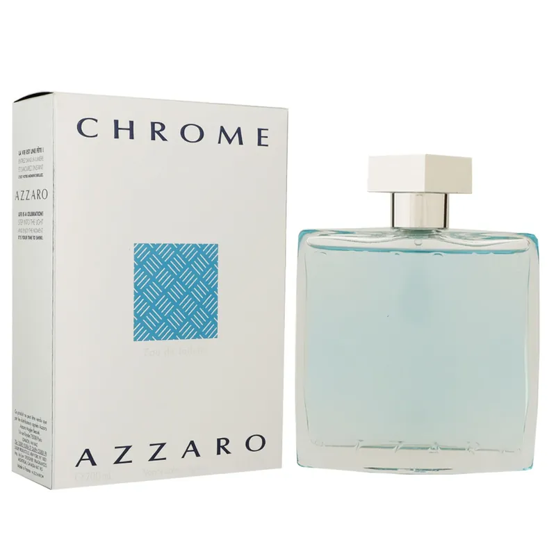 Azzaro Chrome 200 ml Eau de Toilette EDT Herrenduft Herren Duft Zertifiziert