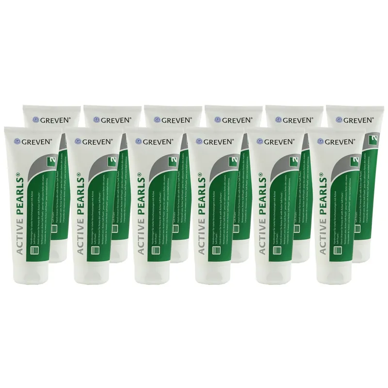 Beliebt Greven Active Pearls 12 x 250 ml Handreiniger für starke Verschmutzung
