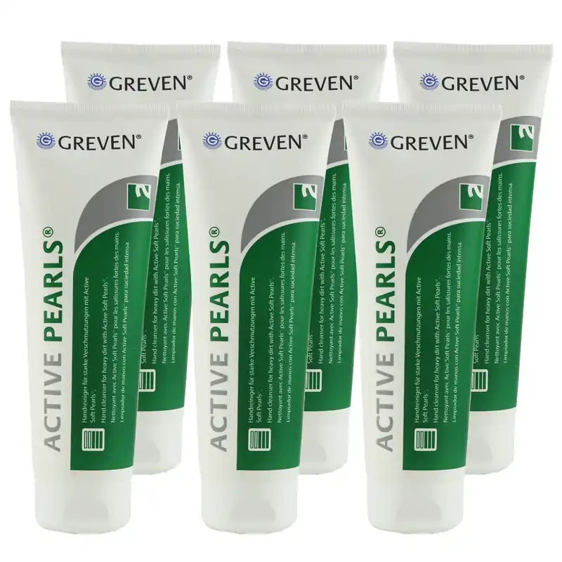 Neue Kollektion Greven Active Pearls 6 x 250 ml Handreiniger für starke Verschmutzung