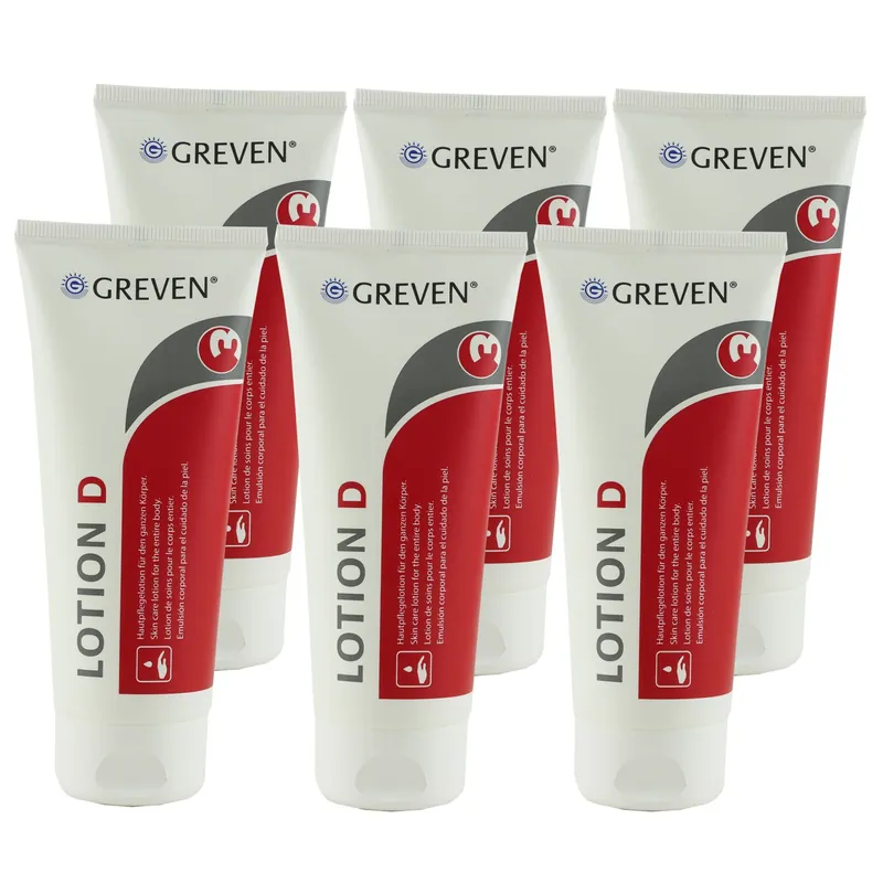 Saisonangebot Greven Lotion D 6 x 100 ml Tube basiert auf Öl-inWasser-Emulsion Pflegelotion