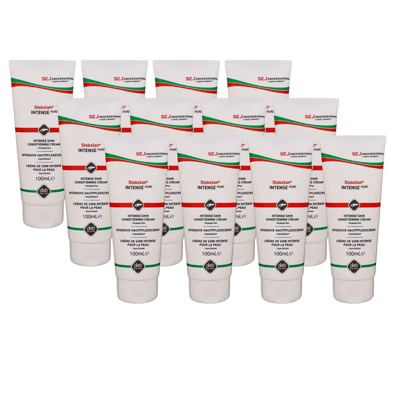 SC Johnson Stokolan Intense Pure 12 x 100 ml Intensive Hautpflegecreme Neuheit