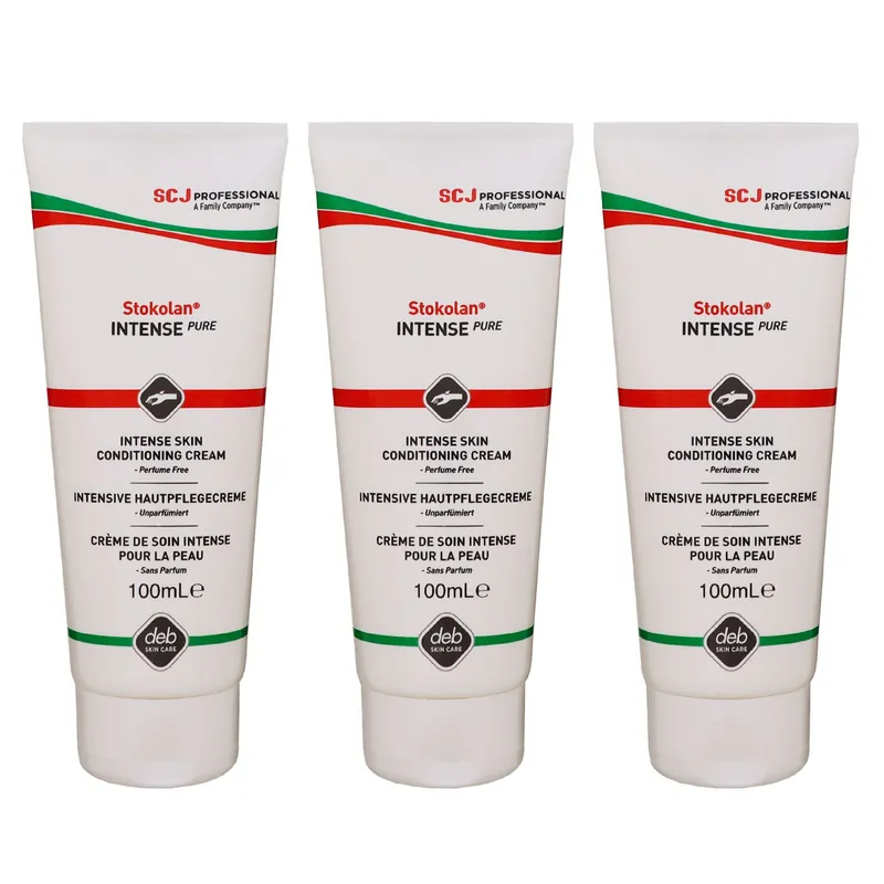 SC Johnson Stokolan Intense Pure 3 x 100 ml Intensive Hautpflegecreme Sale