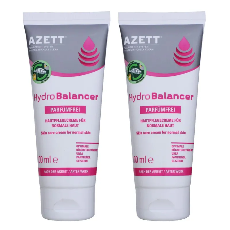 Finale Aktion Azett Hydro Balancer Apre sens Creme 2 x 100 ml Hautpflegecreme für Normale Haut Set