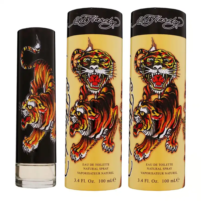 Zertifiziert Christian Audigier Ed Hardy for Men - Man 2 x 100 ml Eau de Toilette EDT Set