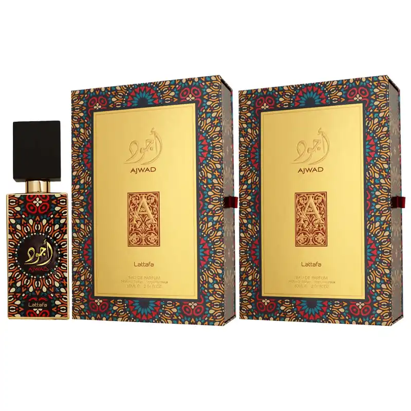 Lattafa Ajwad 2 x 60 ml Eau de Parfum EDP Damenparfum Set Echt