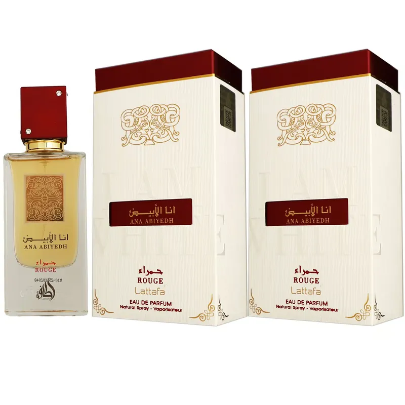 Schnäppchen Lattafa Ana Abiyedh Rouge 2 x 60 ml Eau de Parfum EDP Damenparfum Set