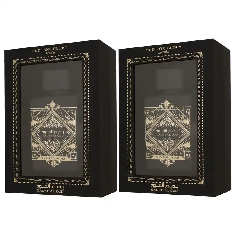 Sichere Zahlung Lattafa Bade e Al Oud Oud for Glory 2 x 100 ml Eau de Parfum EDP Set